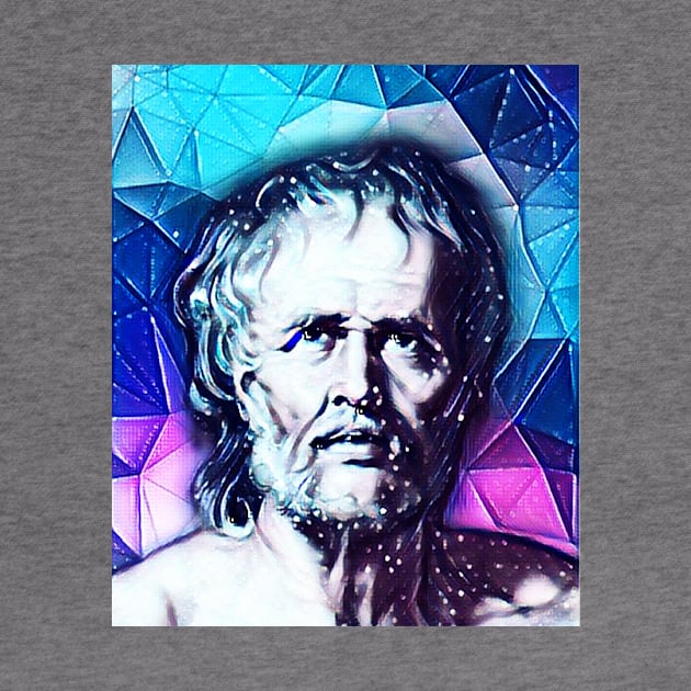 Lucius Annaeus Seneca Snowy Portrait | Lucius Annaeus Seneca Artwork 13 by JustLit